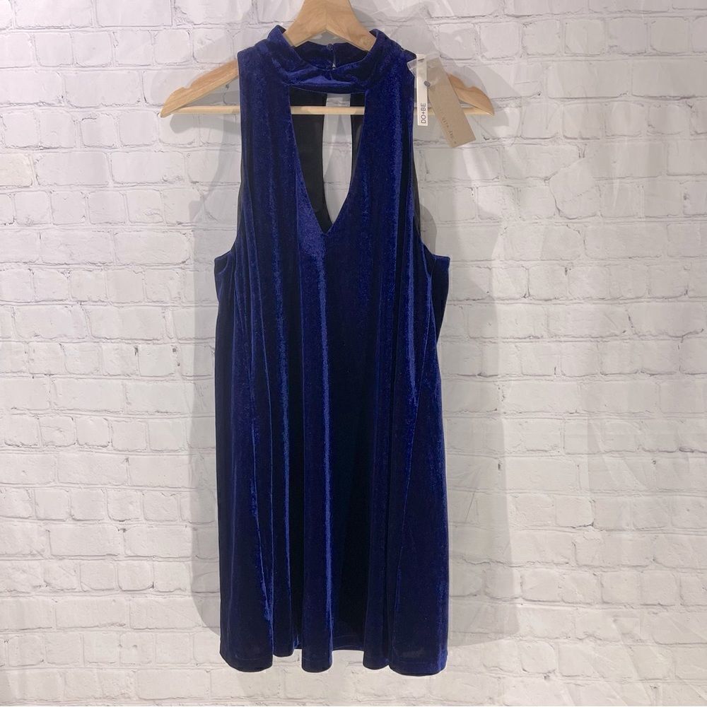 Do + Be velvet mini dress